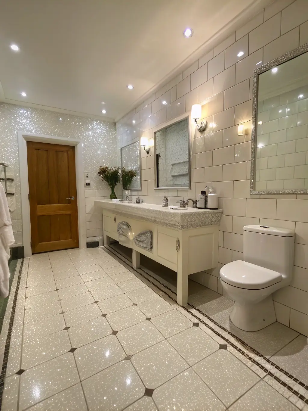 A freshly cleaned and organized bathroom, demonstrating the attention to detail in Cleaning City 616's bathroom cleaning service.